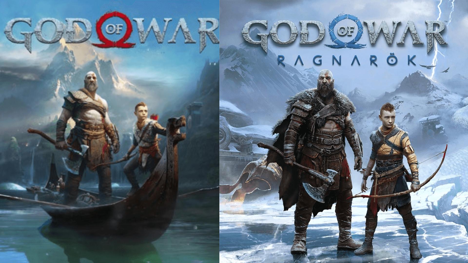 God of War 2018 e God of War: Ragnarök